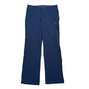 Outdoor Research Womens Hiking Pants Size 8 Navy Blue Zip Pocket Straight Leg